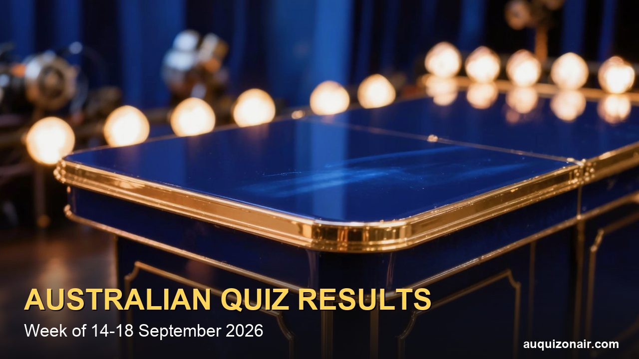 Who Won on Australia's Quiz Shows This Week? The Chase, Tipping Point, Hot Seat and Hard Quiz, 14–18 September