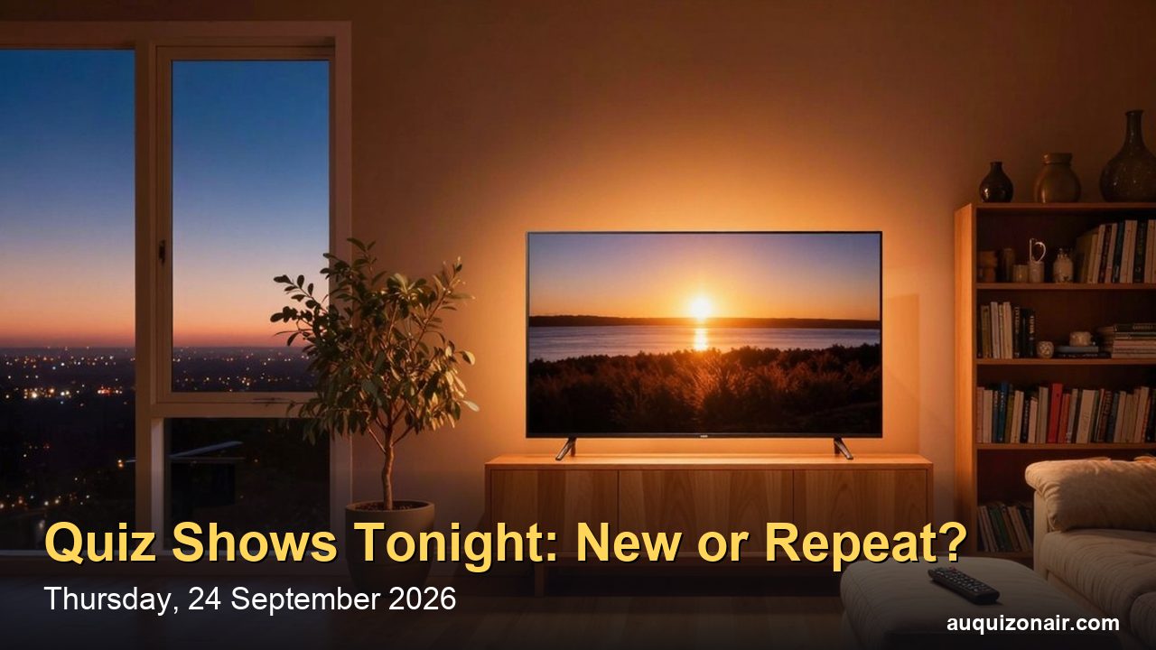 Quiz Shows Tonight, Thursday 24 September: Every Slot Is a Repeat, and When New Episodes Return