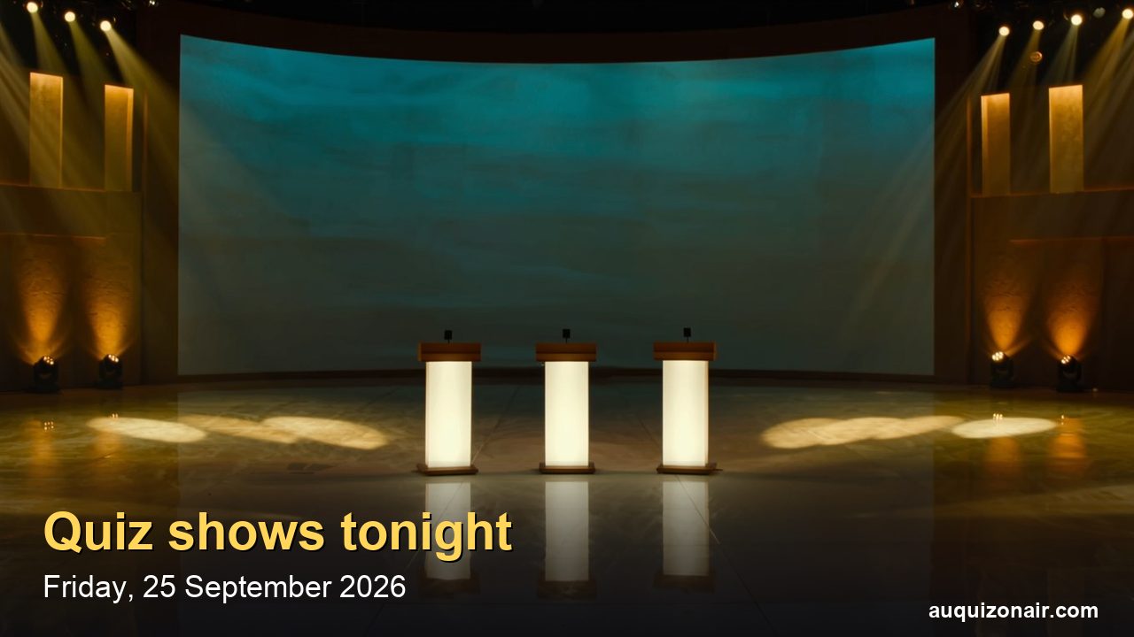 Quiz Shows Tonight, Friday 25 September: All Repeats, Then Socceroos v Brazil