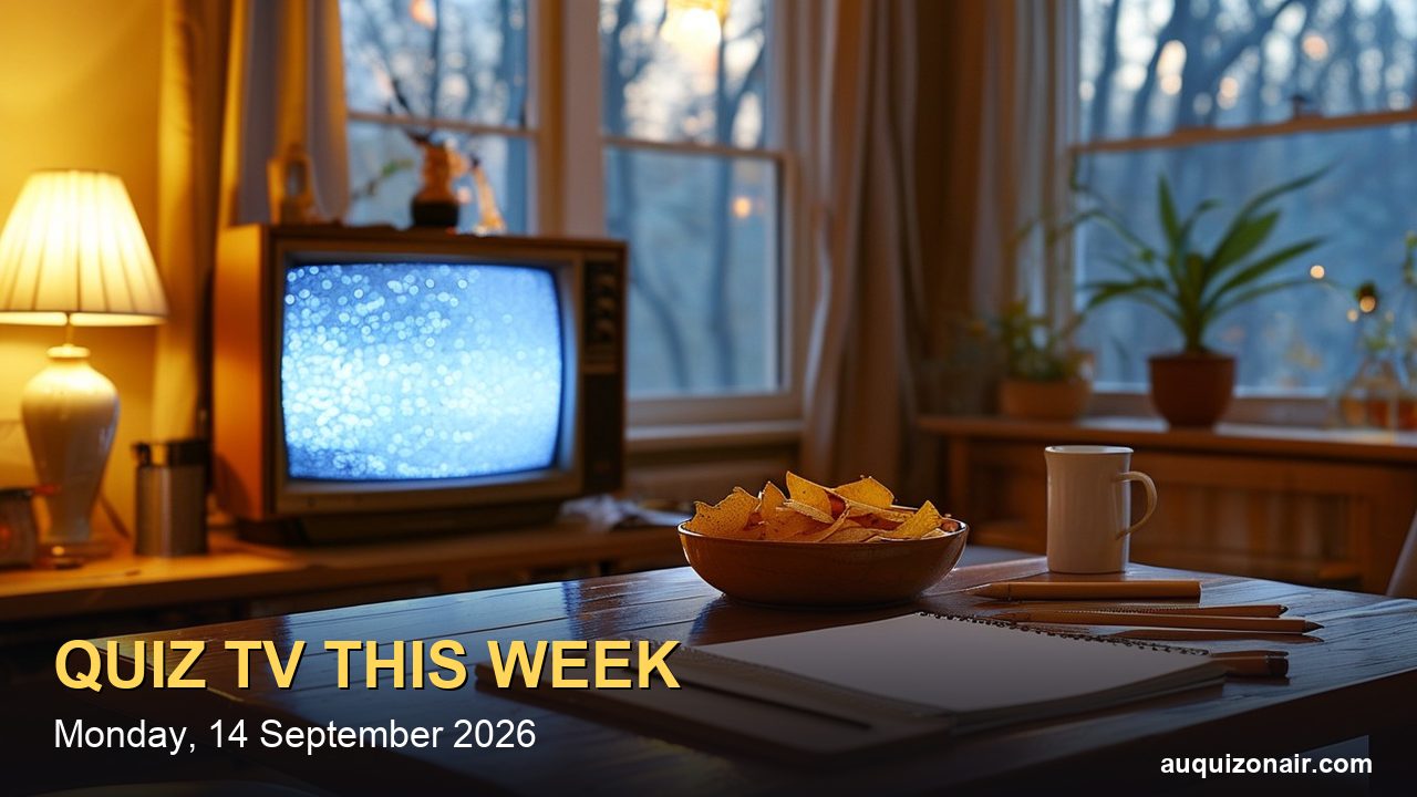 This Week on Australian Quiz TV (14–20 September): Hard Quiz and Spicks and Specks Wednesday, Tipping Point's 70 Years Special Thursday
