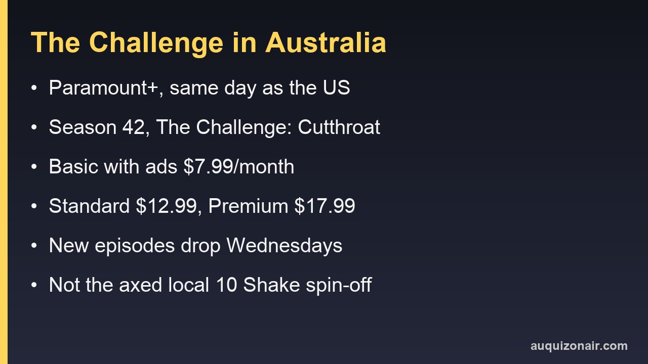 Where to watch The Challenge in Australia: Paramount+ pricing and how far behind the US it runs